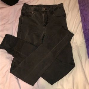 black h&m tall long jeans / jeggings
